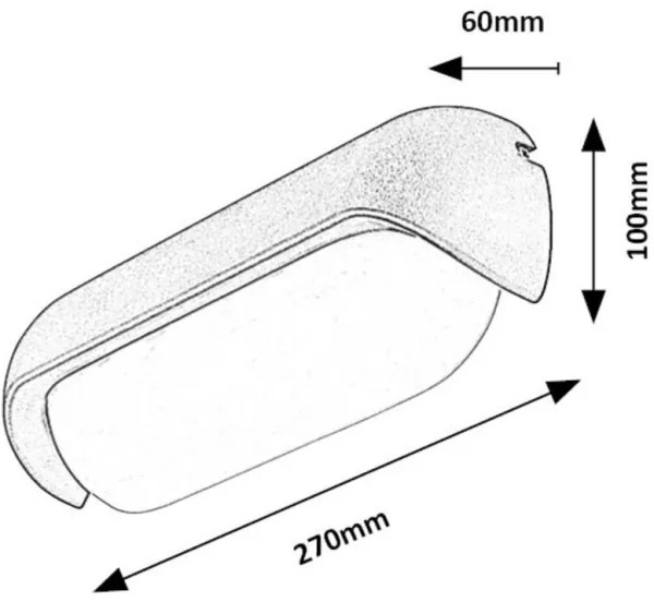 Aplică LED de exterior Rabalux 77041 HULST LED/13W/230V IP54 negru