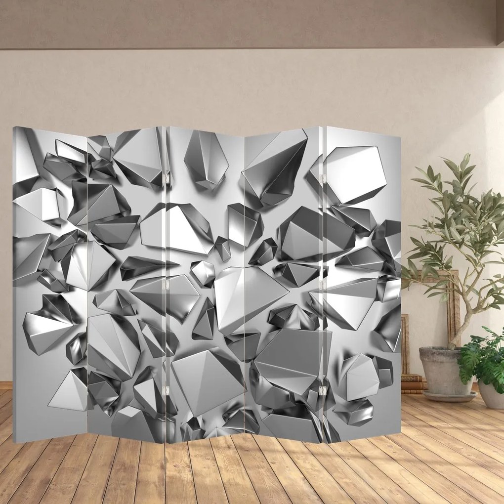 Paravan - Abstracție 3D (210x170 cm)