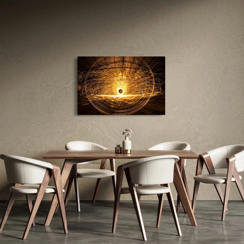 Tablou - Disc luminos (90x60 cm)