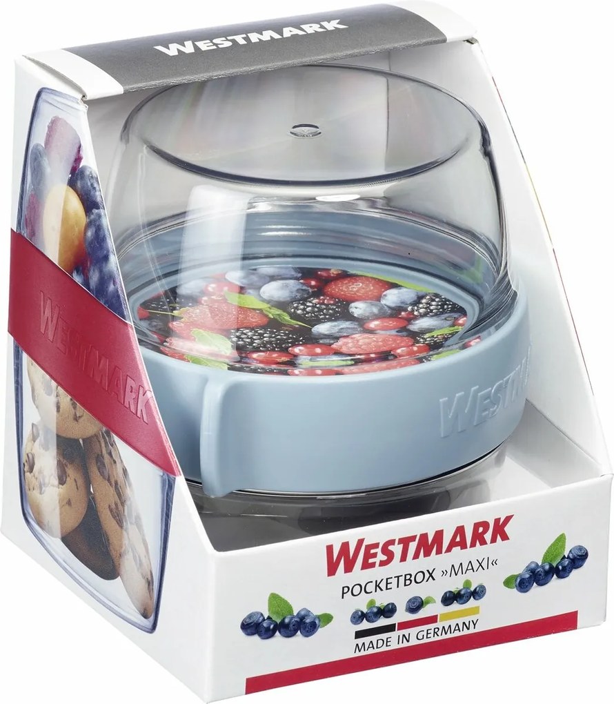 Cutie pentru gustări din două piese Westmark MAXI,700 ml , albastru, L
