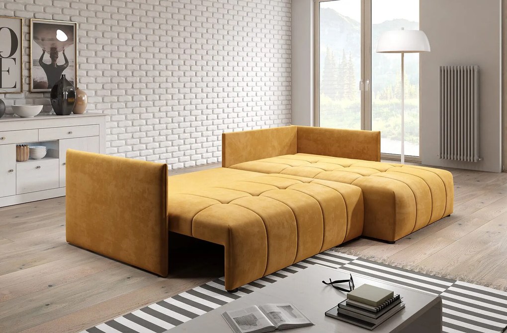 Colțar extensibil dumonde cu ladă de depozitare si sezut confortabil d