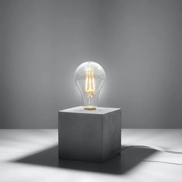 Lampă de masă ABEL 1xE27/60W/230V beton