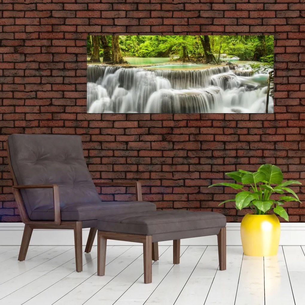 Tablou cu cascade (120x50 cm)