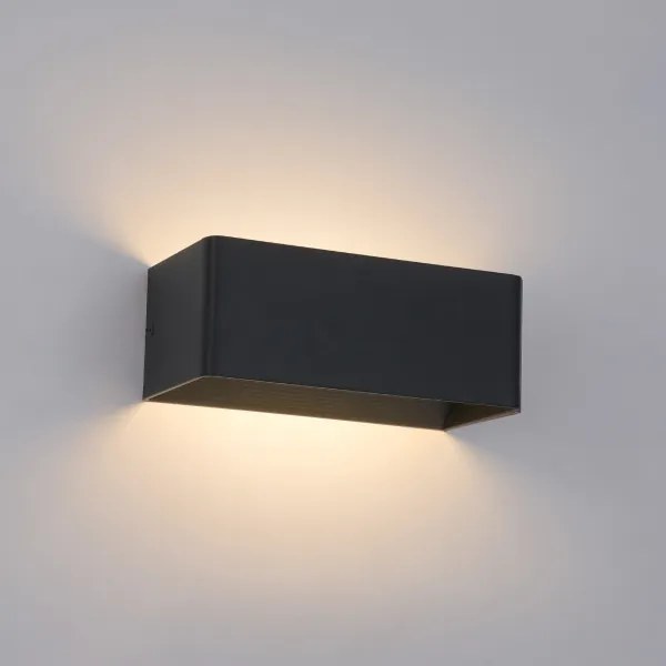 Brilagi - Aplică LED de perete pentru exterior DONNANI LED/7W/230V 20 cm neagră IP44