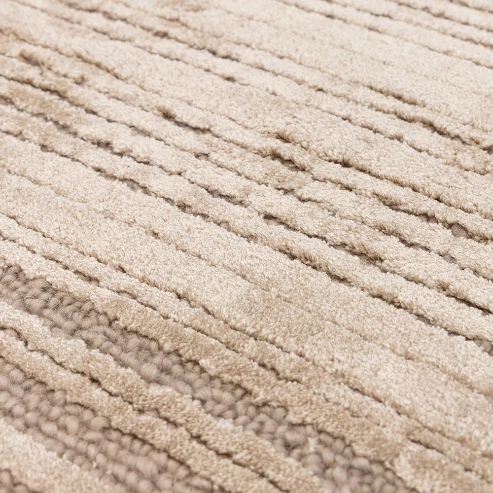 Covor bej țesut manual din amestesc de lână 160x230 cm Henley Sand – Asiatic Carpets