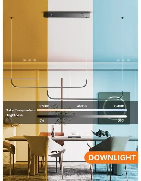 Lustră LED dimabilă pe cablu Immax NEO 07222L LITE PATTINI LED/56W/230V Wi-Fi Tuya + telecomandă