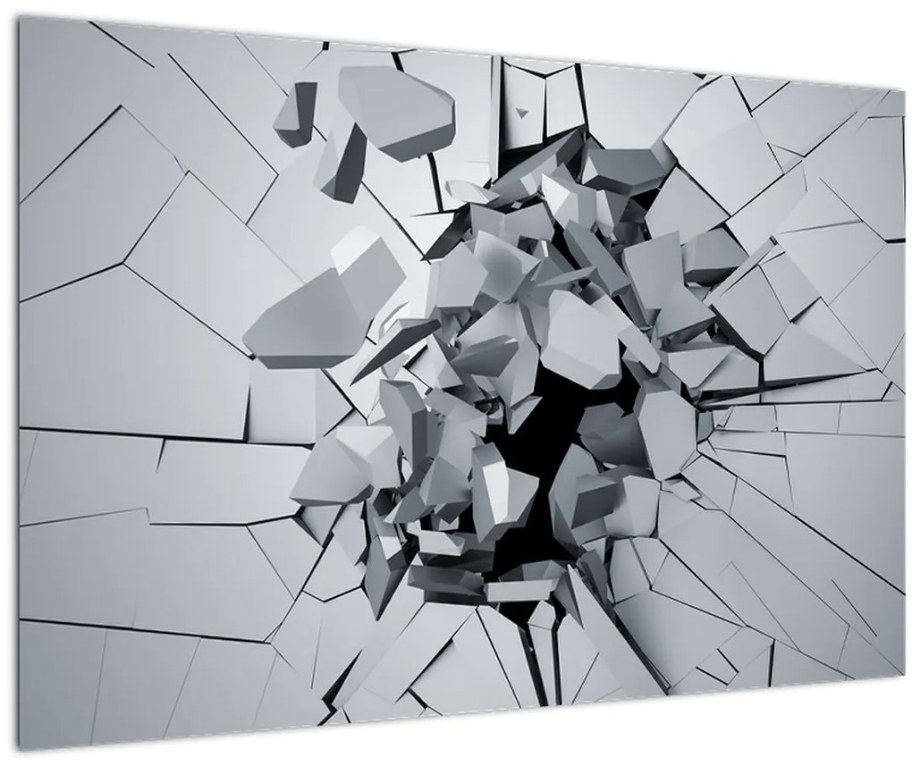 Tablou abstracție 3D (90x60 cm)