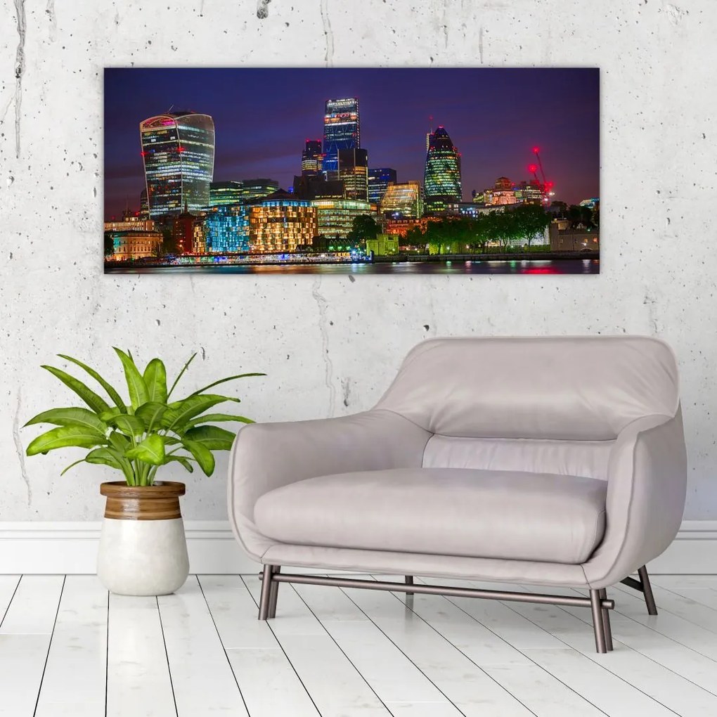 Tablou - Londra seara (120x50 cm)