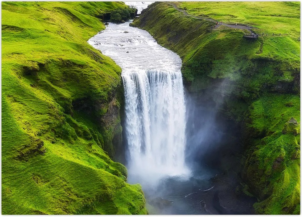 Tablou - Cascada Skogafoss (70x50 cm)