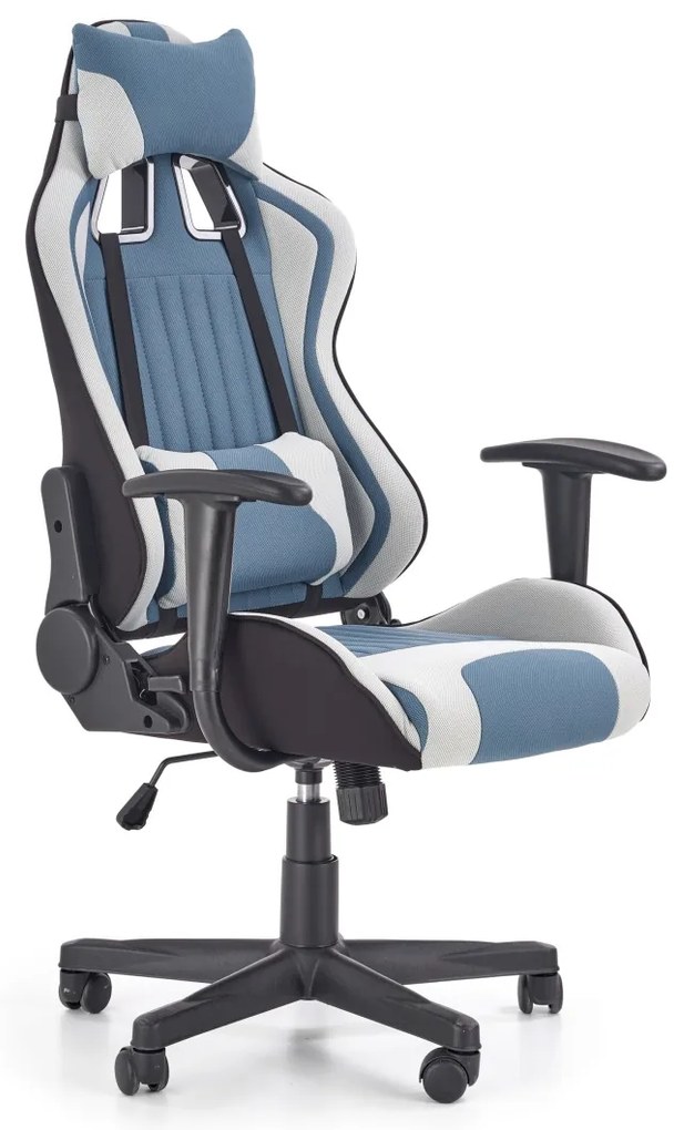 Scaun de birou Cayman gri albastru