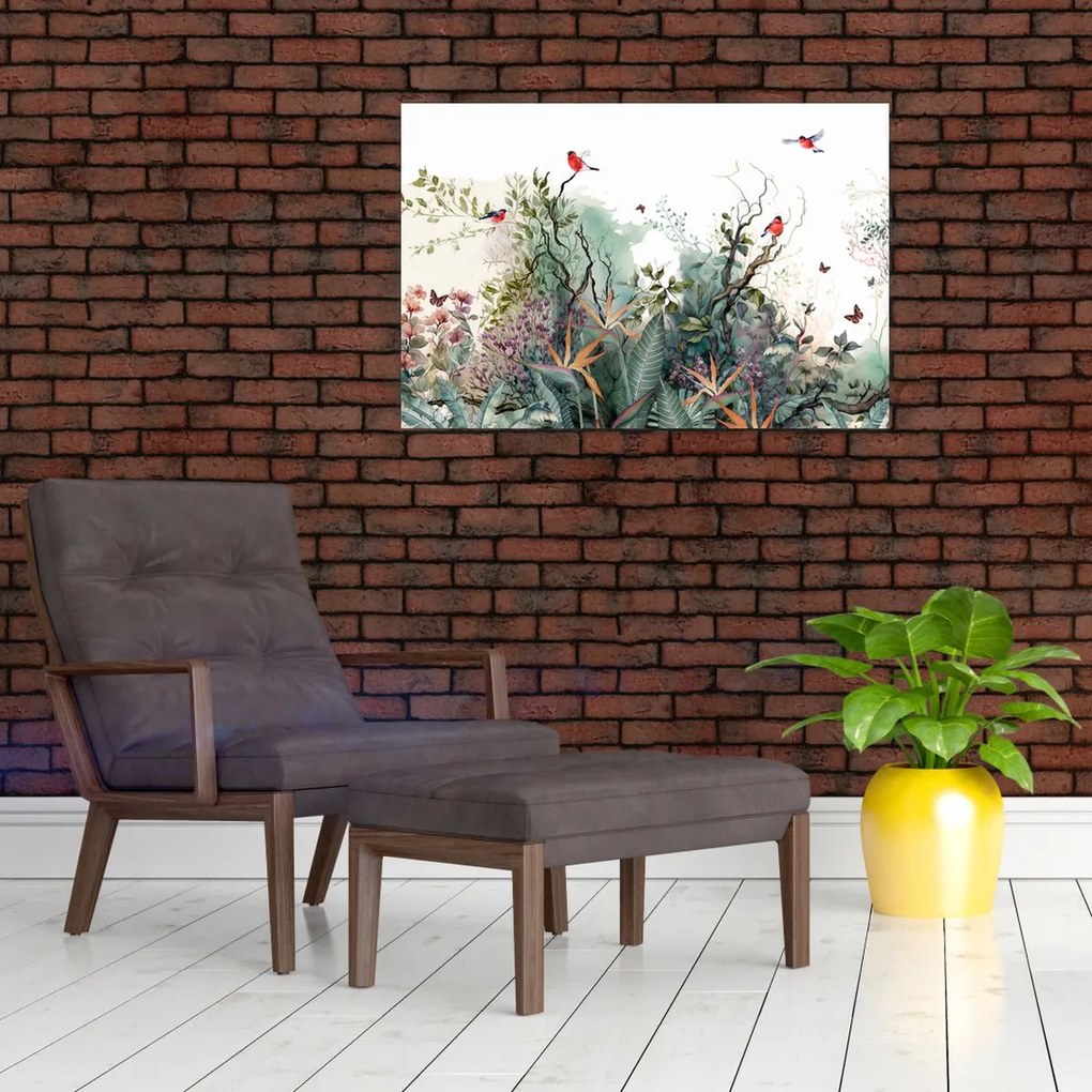 Tablou - Peisaj natural, acvariu (90x60 cm)