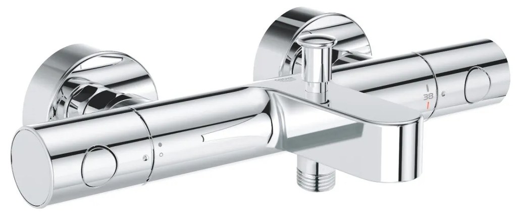 Baterie cada/dus Grohe Grohtherm 800 Cosmo ,termostat,crom,montare perete-34766000