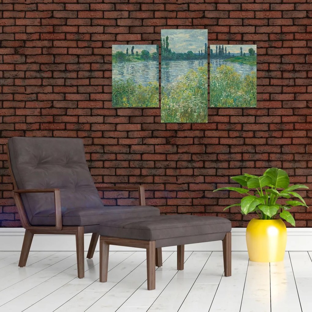 Tablou - Claude Monet, Banks of the Seine, reproducere (90x60 cm)