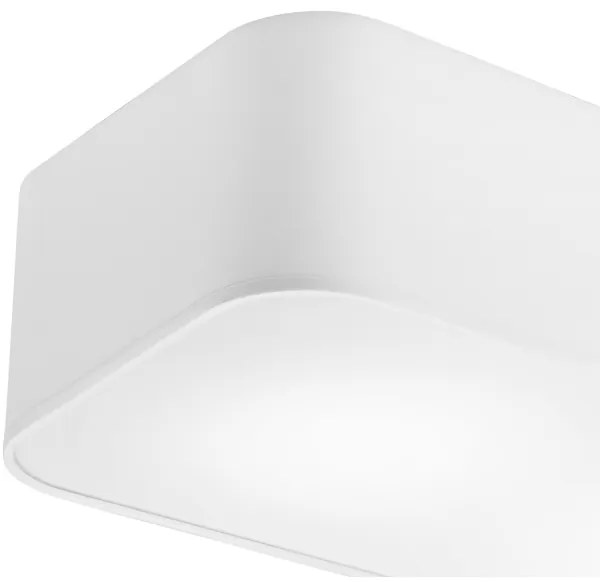 Plafonieră SIRJA SQUARE 2xE27/15W/230V alb