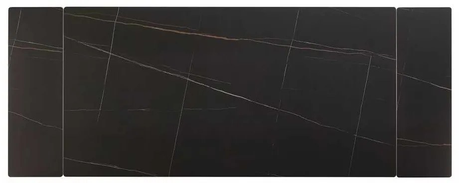 Masă de bucătărie Lumiere 160 x 90 cm, negru