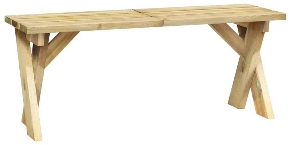 Set mobilier de gradina, 3 piese, lemn de pin tratat
