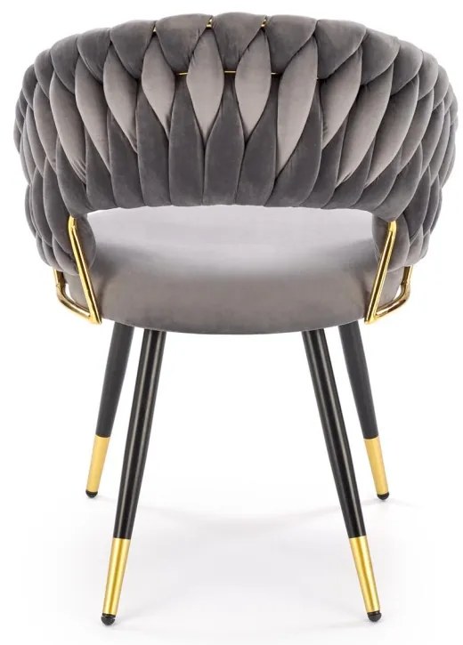 Scaun K551 velvet gri