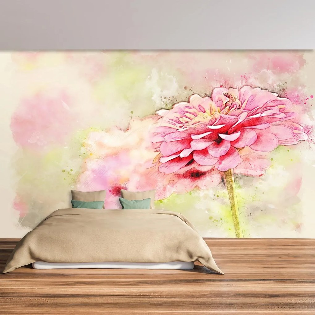Fototapet - Floare pictată (147x102 cm)