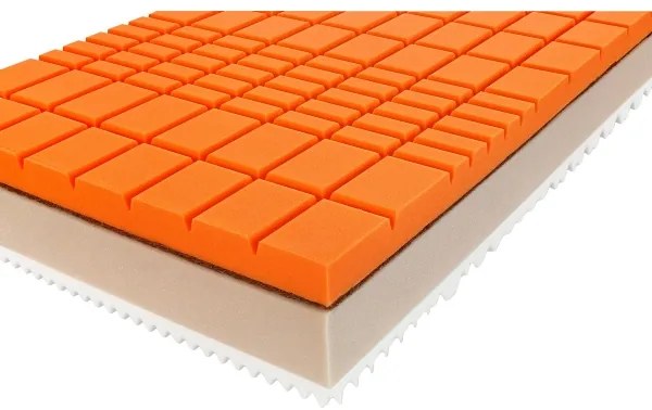 Saltea din spumă URANOS 1 120x200 cm, cu fibră de cocos