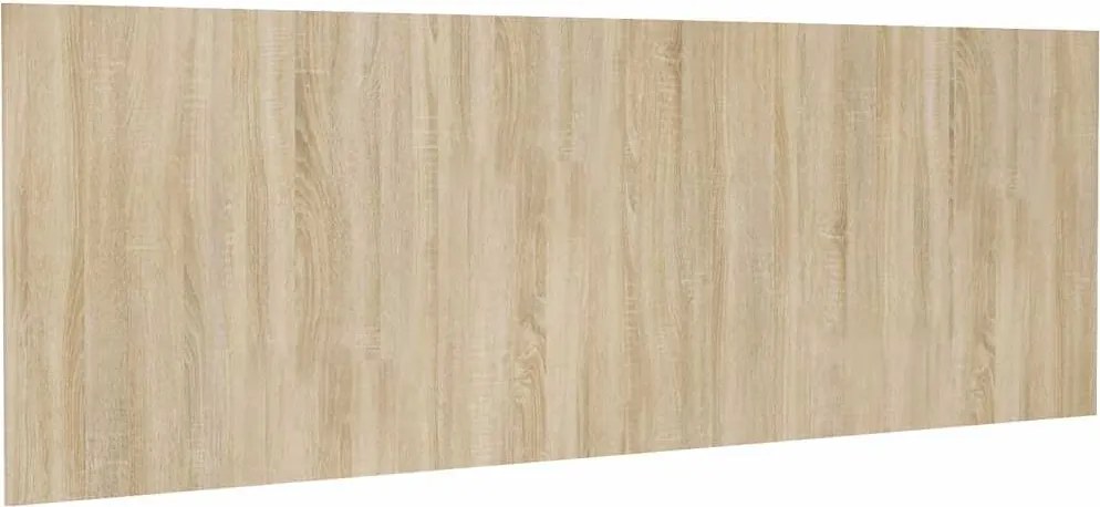 vidaXL Tăblie de pat,perete,stejar Sonoma,240x1,5x80 cm,lemn prelucrat