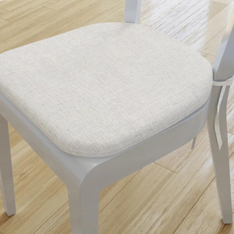 Goldea pernă pentru scaun rotundă decorativă 39x37cm - verona - striat 39 x 37 cm