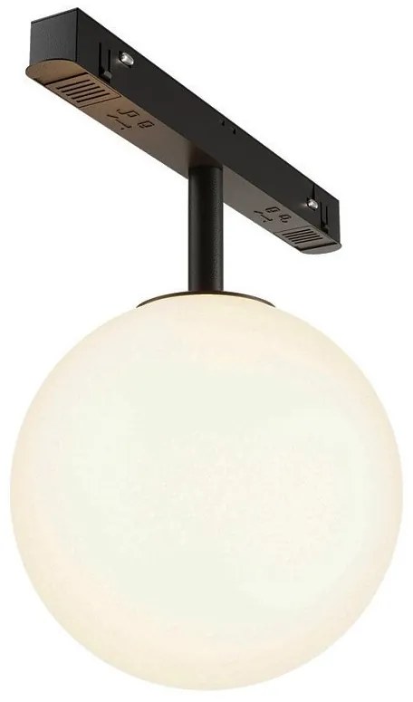 Spot LED, accesoriu pentru sina magnetica Exility, Luna negru 4000K
