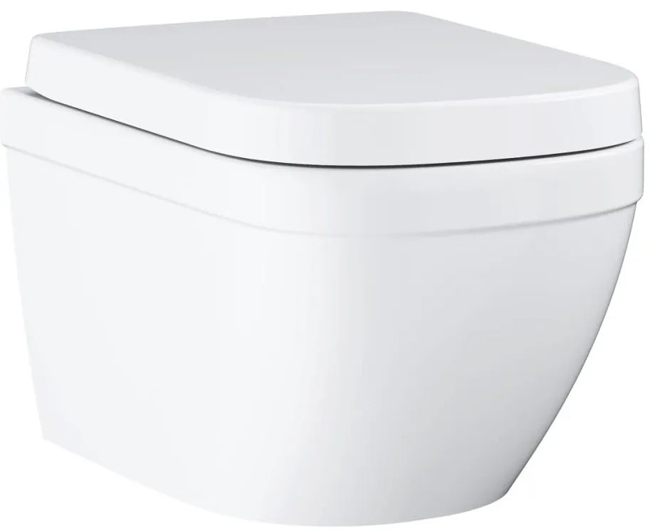 GROHE 39693000 - Vas WC suspendat compact EURO CERAMIC, cu sistem Triple Vortex, 53 l, ceramică/albă