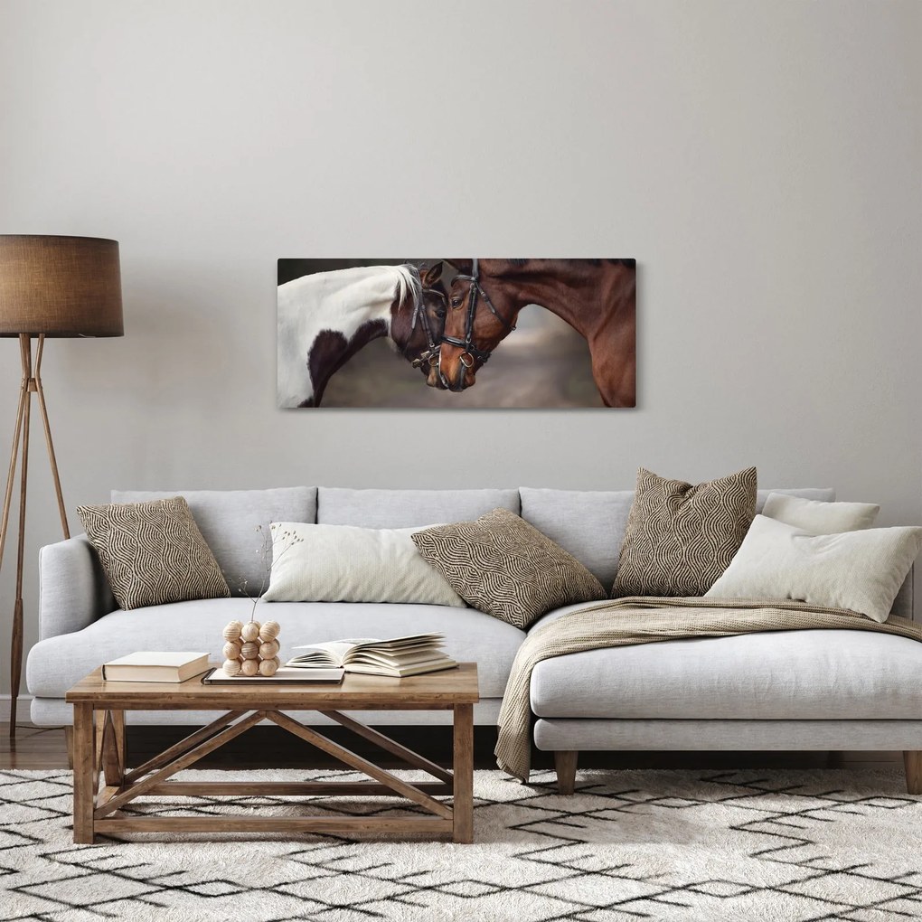 Tablou - Cai îndrăgostiți (120x50 cm)