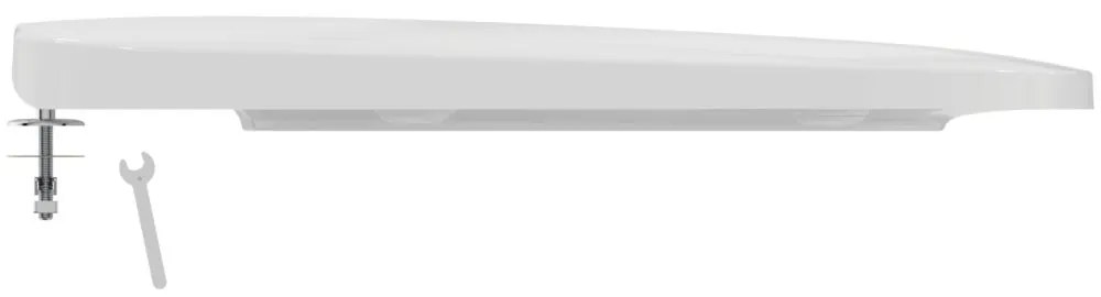 Capac WC, softclose, alb