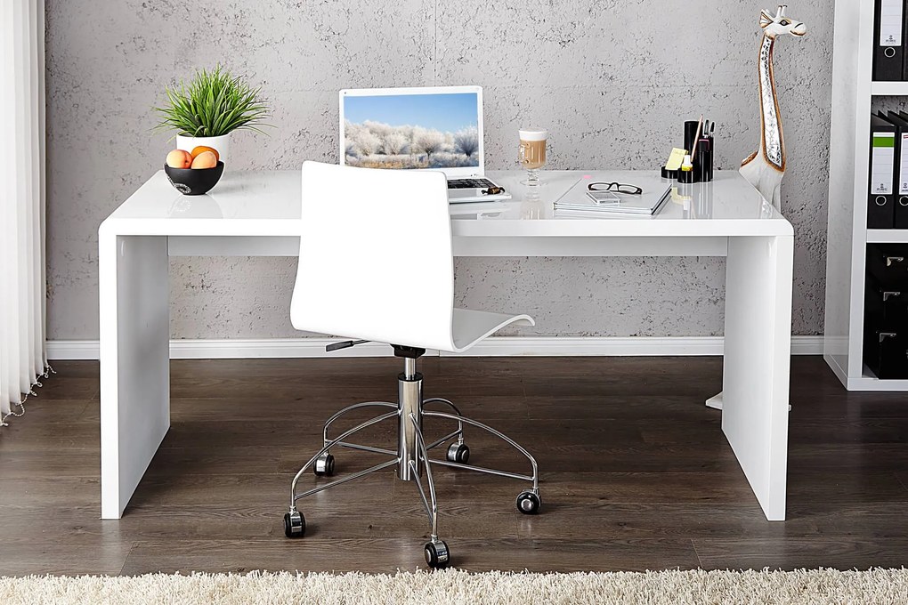 Birou alb 120cm Fast Trade Desk White