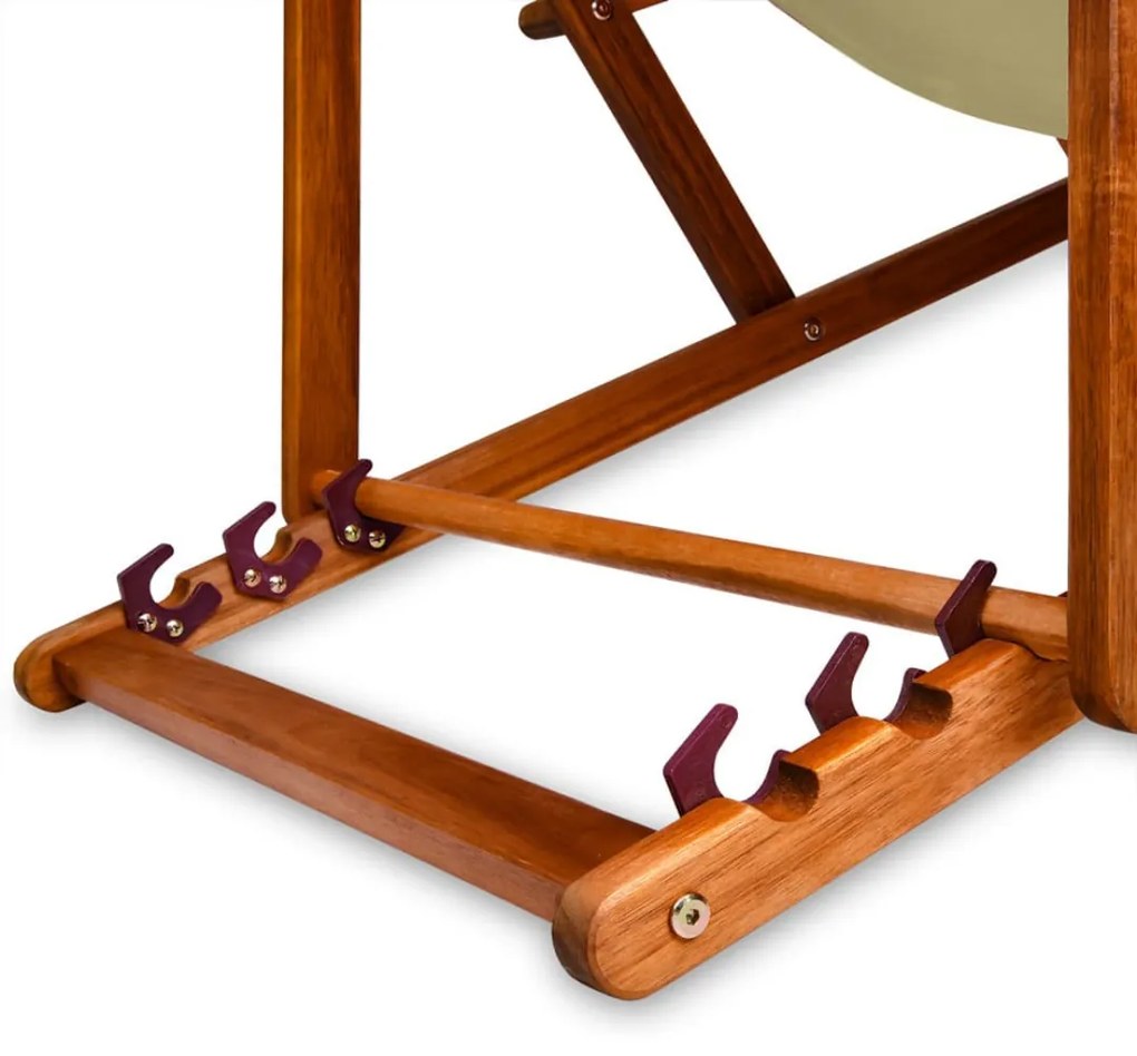 Șezlong de grădină SIENA, 65x87x102cm, bej Jurhan