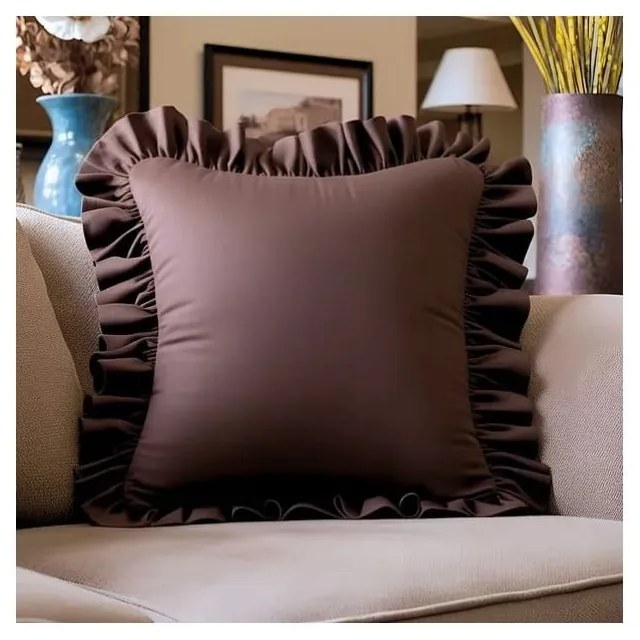 Față de pernă din amestec de bumbac 40x40 cm Ruffled – Mila Home