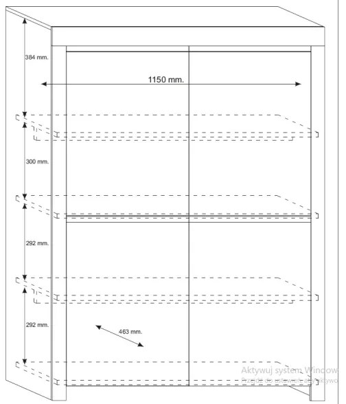 Comodă FINERA albă
