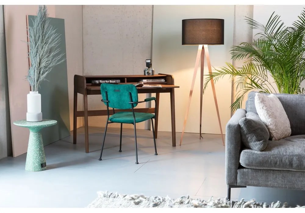 Birou cu blat rabatabil Zuiver Barbier, maro