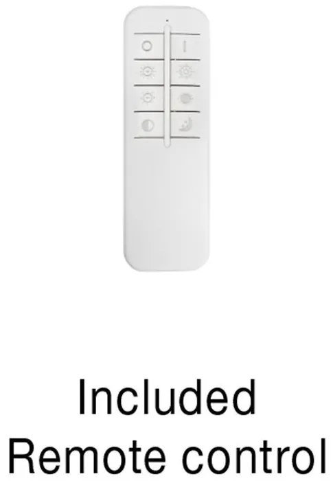 Plafoniera LED dimabila cu telecomanda SOTTO neagra