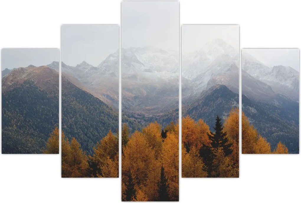 Tablou - Crestele munților (150x105 cm)