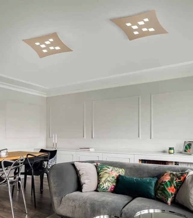 Plafoniera moderna ISOTTA 50x55cm, alb sau gri
