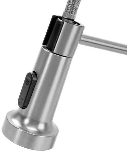 REA-B0417 - Baterie pentru chiuvetă COLIN, cu pulverizator extractibil, 42,5 cm, finisaj nichel