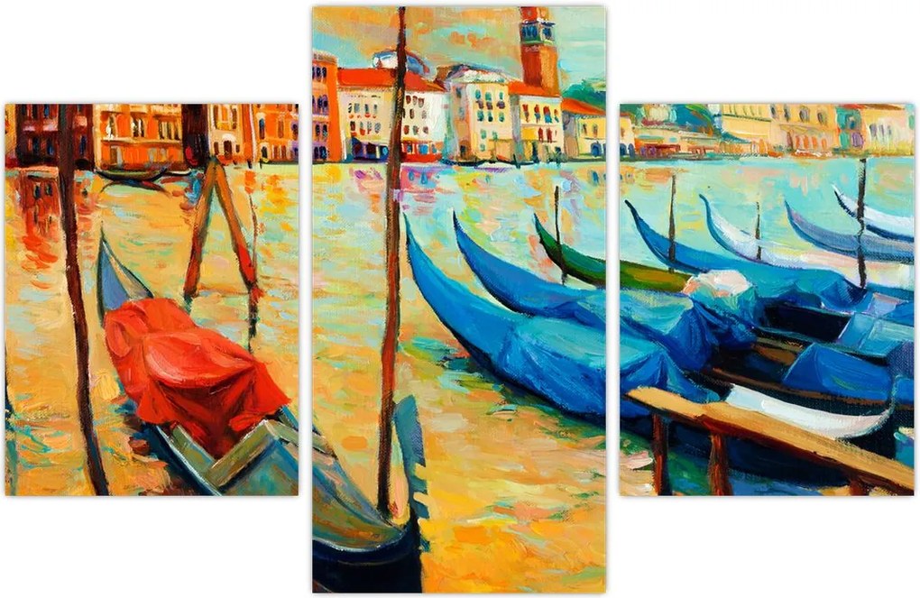 Tablou - Port în Veneția (90x60 cm)