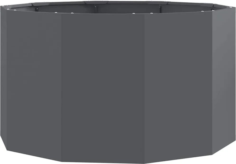 vidaXL Jardinieră Antracit 90 x 90 x 50 cm Oțel
