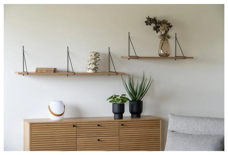 Ghivece decorative 2 buc. din metal ø 16 cm Fulda – House Nordic