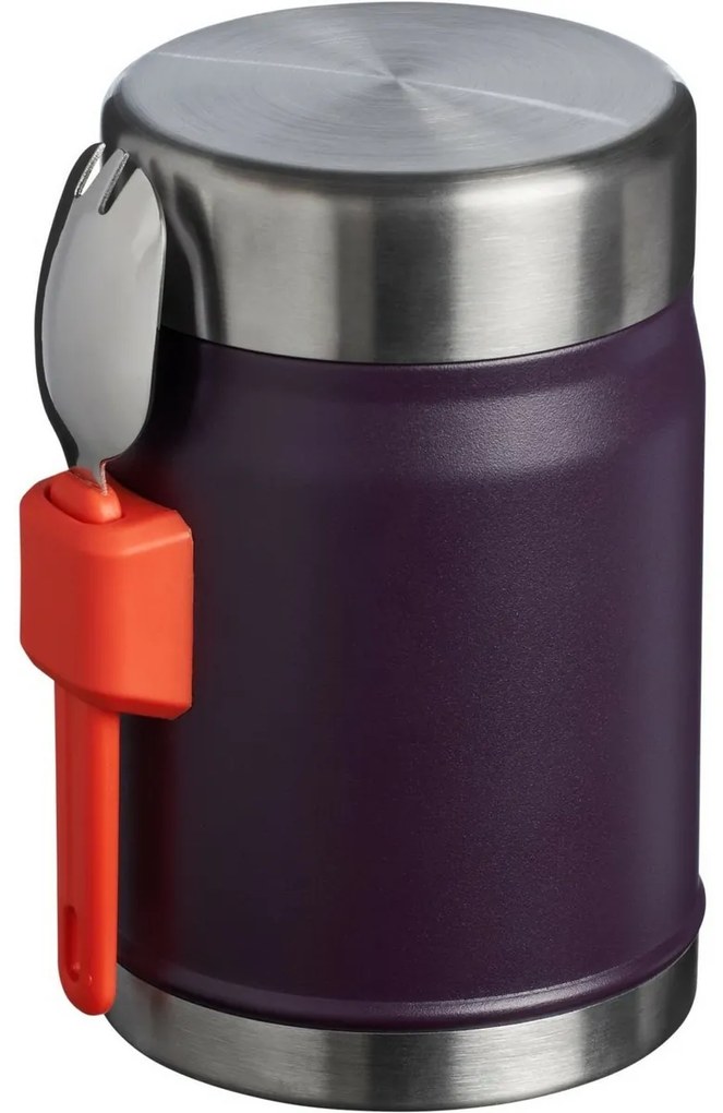 Stanley Dining termos 400 ml cu lingură/ furculițăPrună