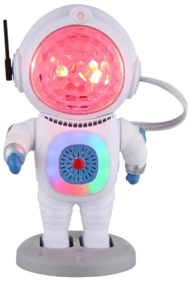 Lampă LED RGB de masă Globo 28084 COSMO LED/6W/5V alb astronaut