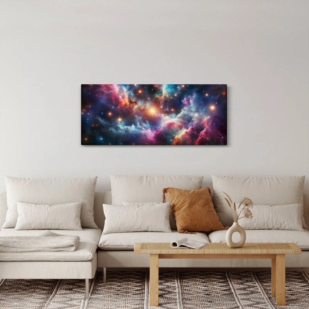 Tablou - Univers întunecat (120x50 cm)