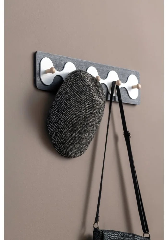 Cuier de perete negru 48 cm Rizar – PT LIVING