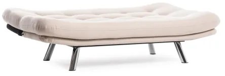 Canapea extensibilă BAKU, 2 locuri, crem