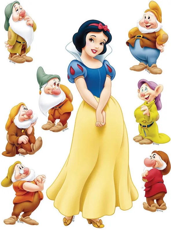 AG Design Disney Alba ca Zapada - autocolant de perete 30x30 cm