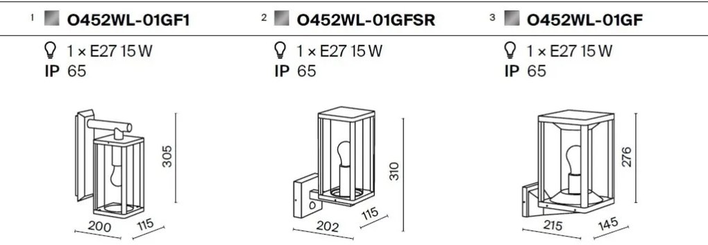 Aplica de perete iluminat exterior IP54 Cell
