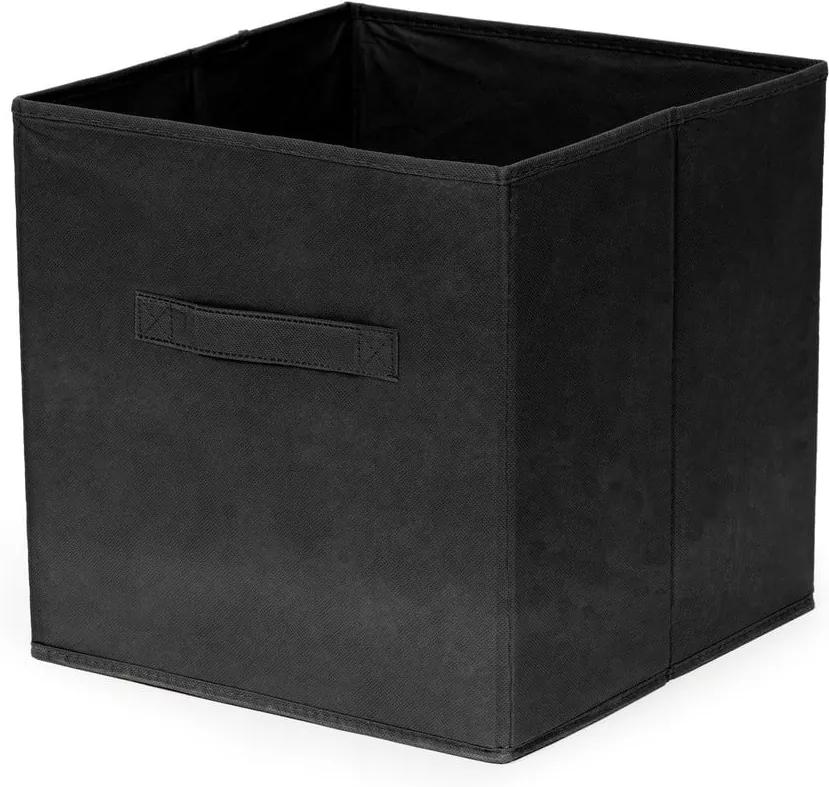Cutie pliabilă de depozitare Compactor Cardboard Box, negru