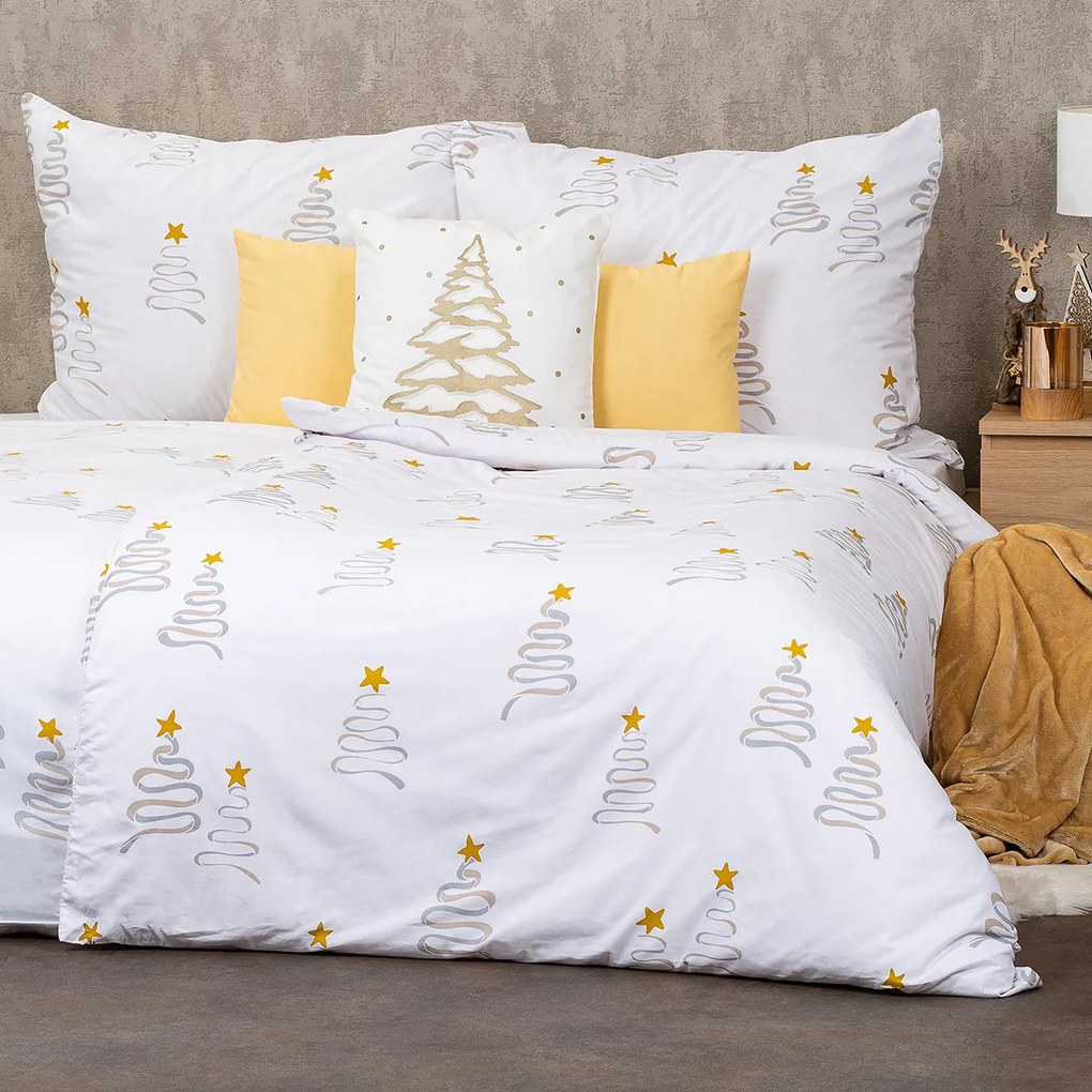 Lenjerie de pat 4Home Christmas tree , 140 x 220 cm, 70 x 90 cm, 140 x 220 cm, 70 x 90 cm